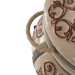 Тандыр «Перс Толпар» со съёмной крышкой цвет: Слоновая кость с 2-мя столиками 