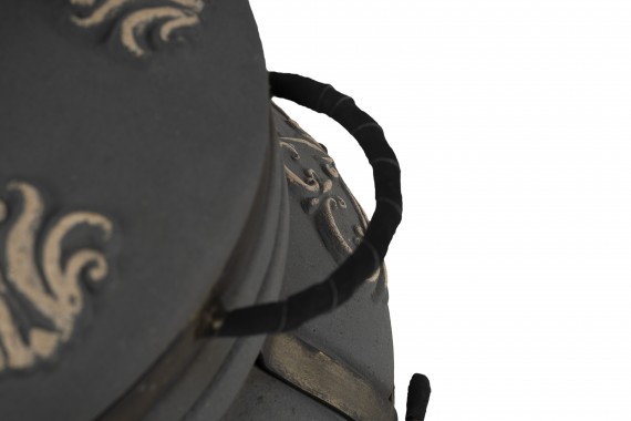 Тандыр «Гранд» с откидной крышкой, цвет: Графит Комплект "Эконом"