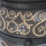 Тандыр «Перс Толпар» с откидной крышкой на колёсах цвет: Чёрный Комплект "Базовый"