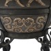 Тандыр «Перс Толпар» с откидной крышкой с 2-мя столиками на колёсах цвет: Чёрный 