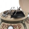 Тандыр «Перс Толпар» с откидной крышкой на колёсах цвет: Слоновая кость Комплект "Гурман" 