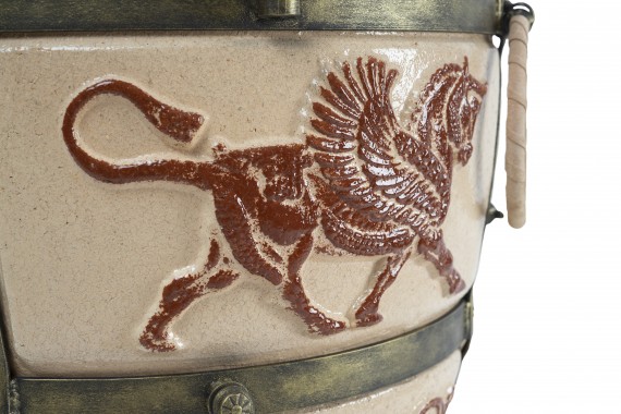 Тандыр «Перс Толпар» цвет: Слоновая кость с 2-мя столиками