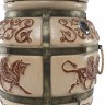 Тандыр «Перс Толпар» с откидной крышкой, цвет: Слоновая кость  с 2-мя столиками