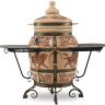 Тандыр «Перс Толпар» с откидной крышкой, цвет: Слоновая кость  с 2-мя столиками