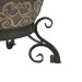 Тандыр «Перс Толпар» с откидной крышкой с 2-мя столиками на колёсах цвет: Чёрный Комплект Эстет  